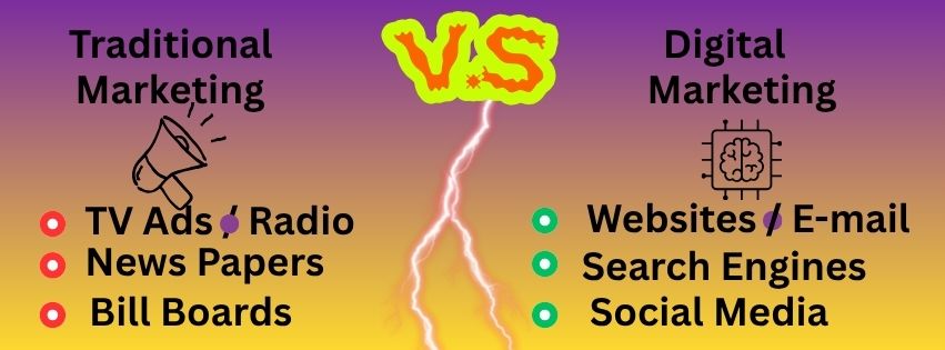 TRADITIONAL AND DIGITAL MARKETING