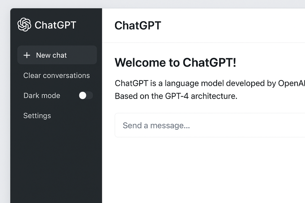 Chat GPT Dashboard